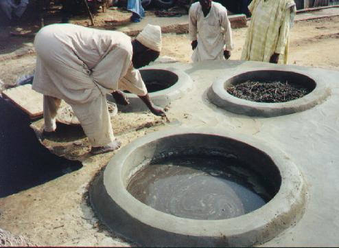 preparing the indigo